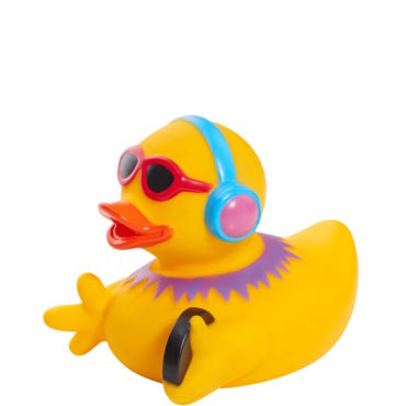 BUBBLE BABE Badeente Discjockey