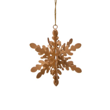 HANG ON Ornament Schneeflocke Metall