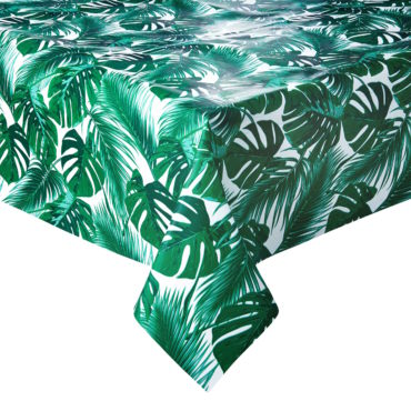 WATERPROOF Wachstischdecke Monstera 110×140 cm