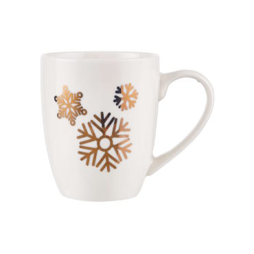 WHITE XMAS Tasse Schneeflocken 350ml