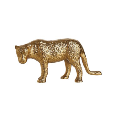 GOLDEN NATURE Deko Leopard