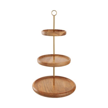 WALNUT Etagere 3-stufig