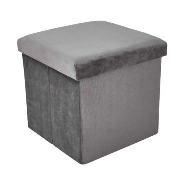 BOXSPRING Hocker Samt faltbar mit... 