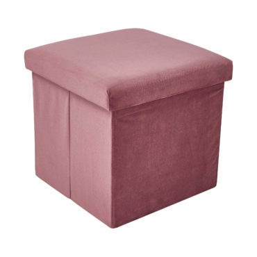 BOXSPRING Hocker Samt faltbar mit... 