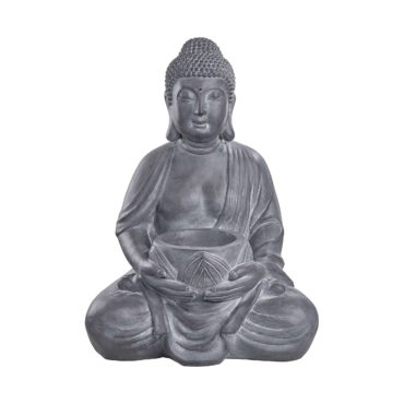 BUDDHA Statue mit Kerzenhalter H... 