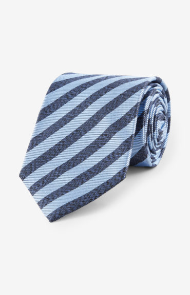 Krawatte in Blau gestreift