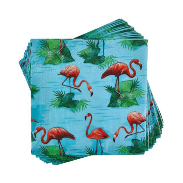 APRÈS Papierserviette Flamingos
