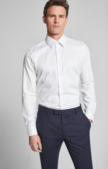 Baumwoll-Hemd Pierce in Weiß