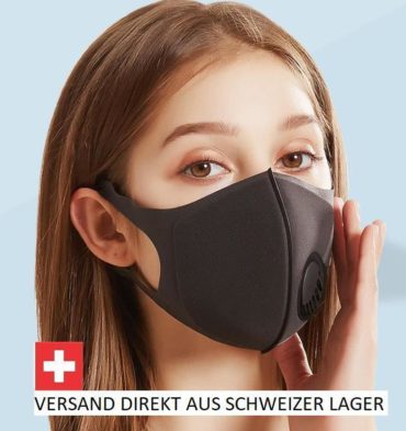 Atemschutzmaske wiederverwendbar & bequem